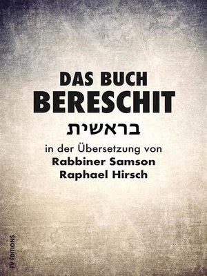 cover image of Das Buch Bereschit